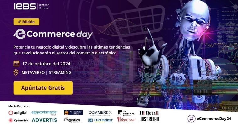 Llega la 4a edición del Ecommerce Day, un evento que reunirá a expertos de referencia en el sector del comercio electrónico