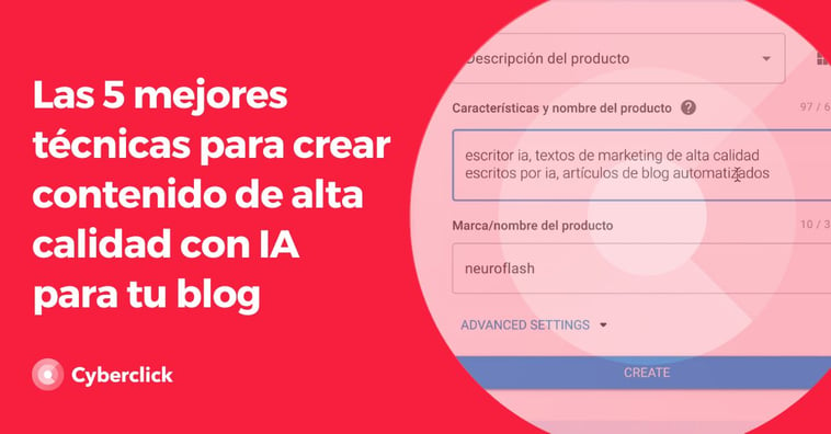 Las 5 mejores técnicas para crear contenido de alta calidad con inteligencia artificial para tu blog