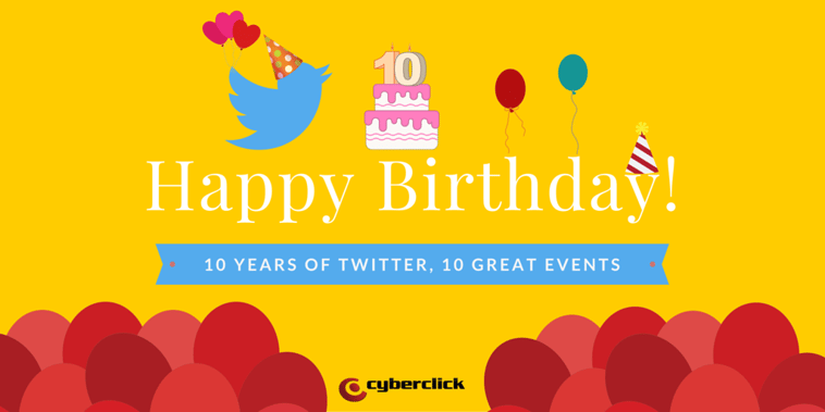 10 years of Twitter, 10 great events!