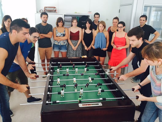 Foosball game: The double impact of leisure time at work