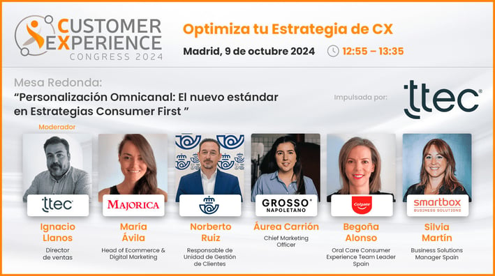 Conectividad y Personalización Omnicanal: Claves del Futuro en Estrategias 'Consumer First' en el CX Congress 2024