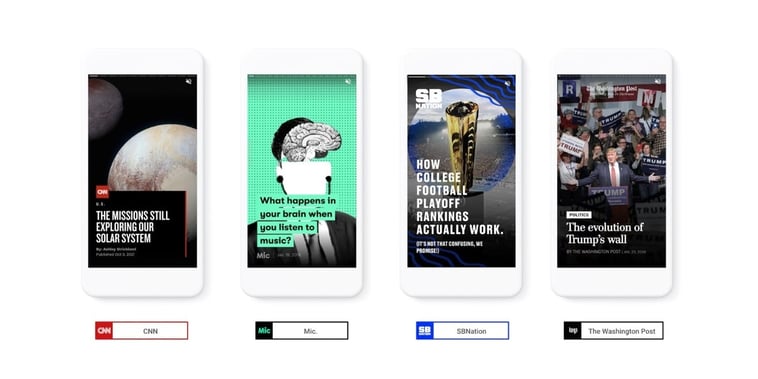 Google vuelve a lanzarse a los medios sociales con AMP Stories