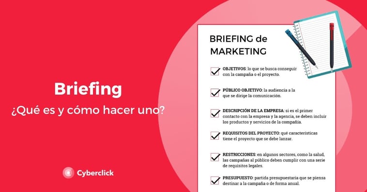 ¿Qué es un briefing y cómo hacer uno? (+plantillas)
