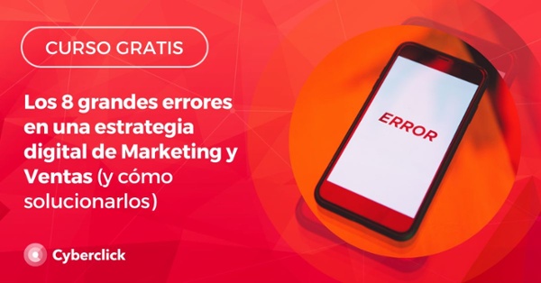 Curso 8 errores de Marketing y Ventas 2023